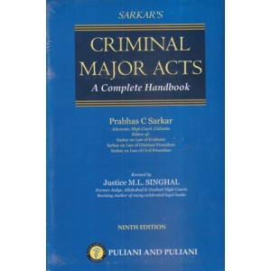 Sarkar's Criminal Major Acts: A Complete Handbook by Prabhas C. Sarkar | Puliani and Puliani 